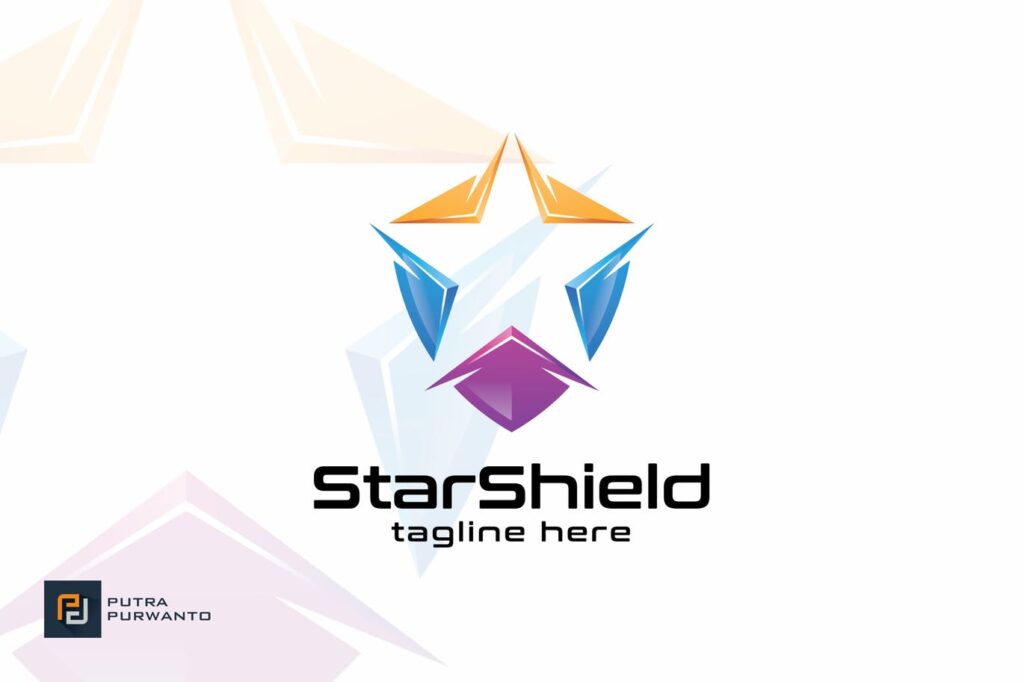 Star Shield - Logo Template - Free Download