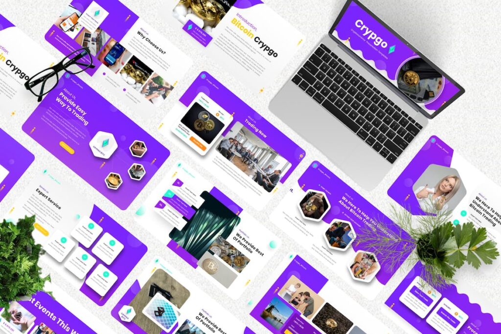 Crypgo Cryptocurrency Powerpoint Templates Free Download