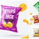 Potato Chips Package Mockup Set